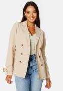 Chiara Forthi Cendra Short Trench Coat Cream 48