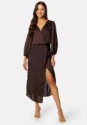 Bubbleroom Occasion Jolene Knot Dress Dark brown 36