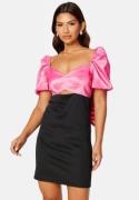 BUBBLEROOM Bow Dress Pink / Black 40