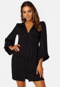 VILA Malin Cobra Short Dress Black 34