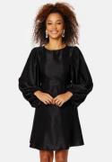 BUBBLEROOM Charli Balloon Sleeve Dress Black 34