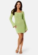 BUBBLEROOM Wren crochet dress Green L