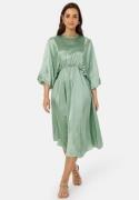 Bubbleroom Occasion Khrista Satin Dress Green 2XL