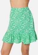 Pieces Nya HW Skirt Irish Green AOP:Flow L