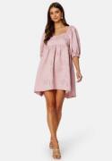 BUBBLEROOM Summer Luxe High-Low Dress Dusty pink 38