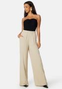 Pieces Flore HW Wide Pants White Pepper M