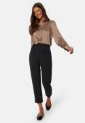 BUBBLEROOM Nicole Puff Sleeve Shirt Dark mole 42