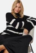 BUBBLEROOM Remy Striped Sweater Black / Striped XS