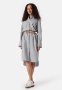 BUBBLEROOM Minou Shirt Dress Grey / White / Striped 44