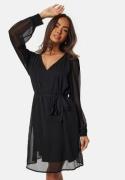 VILA Vifalia smock V-neck L/S dress Black 38