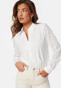 BUBBLEROOM Michele Broderie Anglaise Shirt White 46