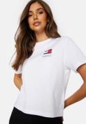 TOMMY JEANS BXY Graphic Flag Tee YBR White XXS