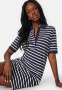 GANT Striped Shield Pique Dress Blue M