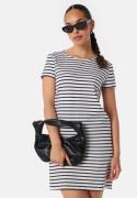 VERO MODA Vmabby SS short zip dress White/Blue/Striped L