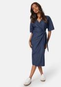 Happy Holly Denim Wrap Dress Dark blue 52/54