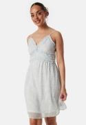 VERO MODA Vmsmilla singlet V frill dress White/Blue/Floral M