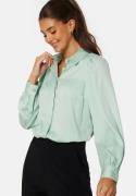 BUBBLEROOM Nicole Puff Sleeve Shirt Dusty green 38