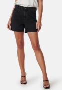 ONLY Onlvega HW Mom Dnm Shorts Black Denim S