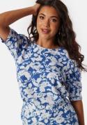 VERO MODA Vmfrej 2/4 kerry top Blue/White/Floral L