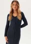 Happy Holly Knitted Dress Dark blue/Melange 48/50