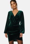 Bubbleroom Occasion Leija Velvet Dress Dark green 2XL