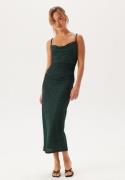 BUBBLEROOM Sparkling Strap Dress Green/Black XS