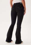 True Religion Joey Flare Ponte Black 25