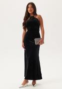 YAS Yasrosetta Strap Long Dress Black M