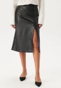 ONLY Onlmagga Faux Leather Skirt Black L