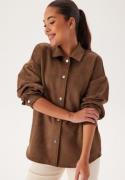 VILA Vifaddy L/S SHIRT SHIRT SHIRT  Fondue Fudge 42