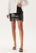 BUBBLEROOM Sequin Short Skirt  Black M