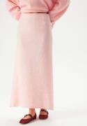 Pieces Pcpam Hw Ank Knit Skirt Pink-a-boo S