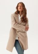 SELECTED FEMME Slfnew Alma Wool Coat Noos Sandshell/Melange 42