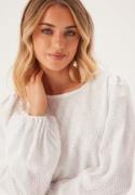 BUBBLEROOM Puff Sleeve Top White L