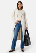 BUBBLEROOM Belted Midi Trenchcoat Winter white 44