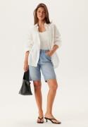 ONLY Onlsonny Hw Wide Dnm Shorts  Light Blue Denim XS