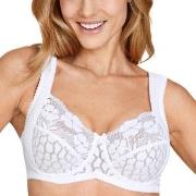 Miss Mary Jacquard And Lace Underwire Bra BH Hvit D 75 Dame