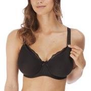 Freya BH Pure Underwire Moulded Nursing Bra Svart nylon E 80 Dame