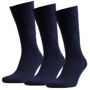 Amanda Christensen Strømper 3P True Combed Cotton Sock Marine Str 47/5...