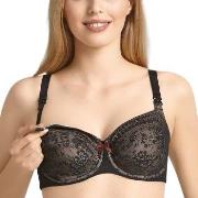 Anita BH Fleur Underwire Nursing Bra Svart polyamid C 85 Dame