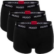 HUGO 3P Triplet Trunk Svart bomull Medium Herre