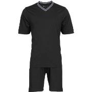 JBS Short Sleeve Pyjamas Svart bomull Medium Herre