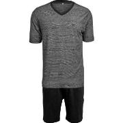 JBS Short Sleeve Pyjama 131 Grå bomull Medium Herre