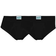 JBS 2P Organic Cotton Brief Svart økologisk bomull Medium Herre