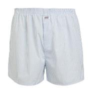 Jockey Woven Poplin Boxer Shorts Hvit m Rand bomull X-Large Herre