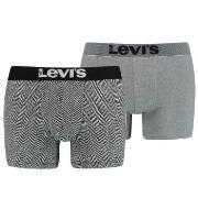 Levis 2P Base Herringbone Boxer Grå bomull X-Large Herre