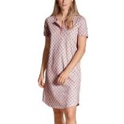 Calida Lovely Nights Sleepshirt Rosa Mønster bomull Medium Dame