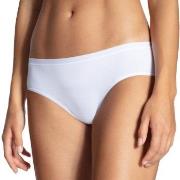 Calida Truser Natural Comfort Brief Hvit bomull Small Dame