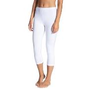 Calida Natural Comfort Capri Leggings Hvit bomull Medium Dame