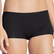 Calida Truser Natural Comfort Panty Svart bomull Large Dame